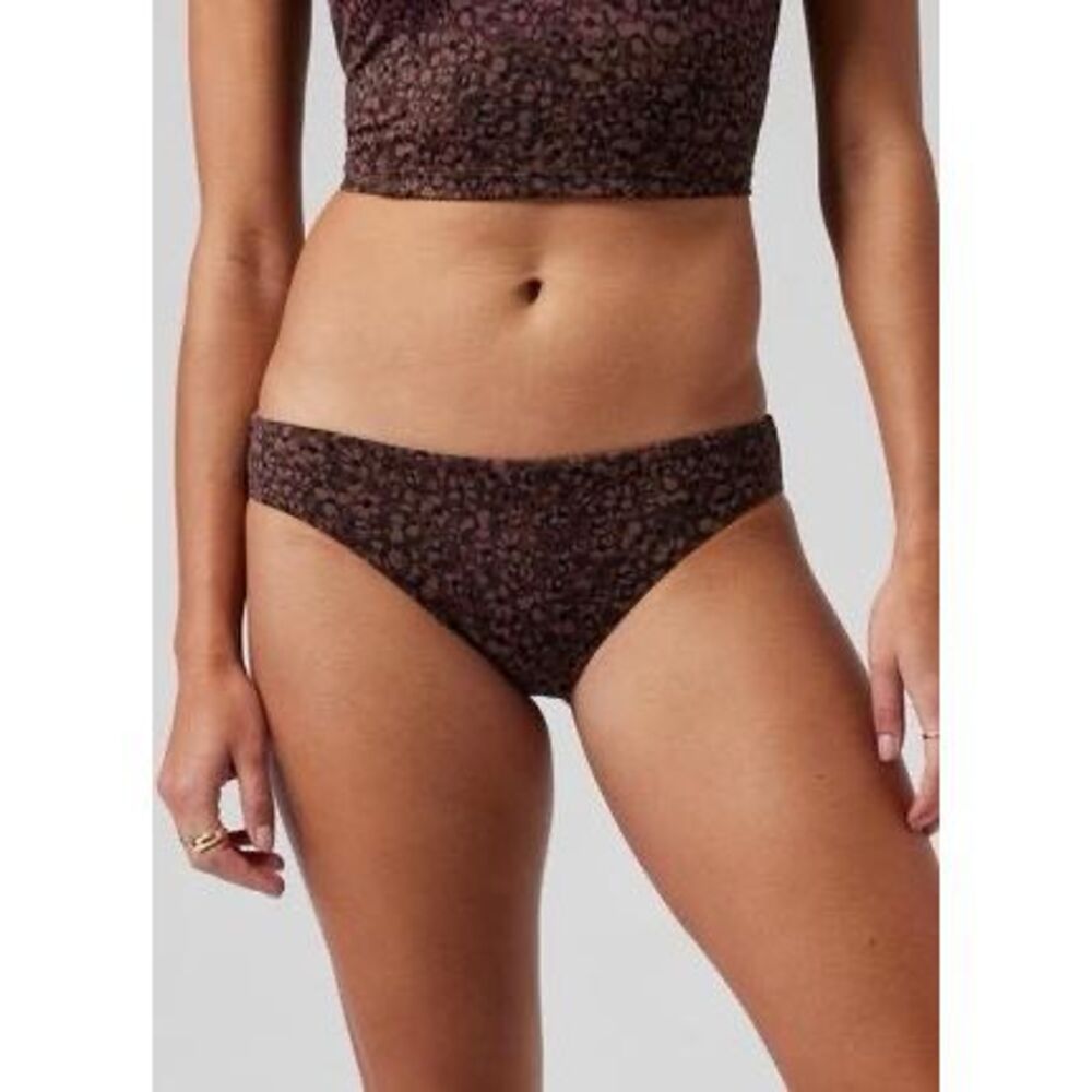 NWT Womens Athleta Animal Abstract Print Clean Medium Swim Bikini Bottom - Sz M